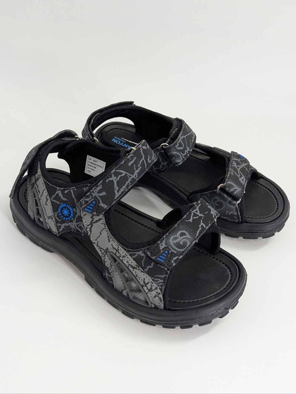 Boys' Stone Canyon Harvey Outdoor Sandals Little Kid 3M Back Grey NWT